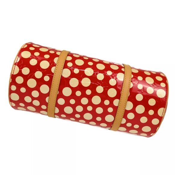 Louis Vuitton Red Vernis Dot Infinity Papillon Handbag - Picture 3 of 10